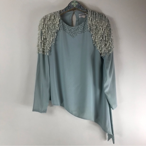 VINTAGE 60’s 70’s Bead Embellished Evening Formal Cocktail Party Top Skirt Set - Picture 9 of 16